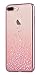 iPhone 7 Plus Case,Comma [Polka Crystal Series] Original Swarovski Element Hard [PC Transparent] Case for iPhone 7 Plus Case (Rose Gold Polka)