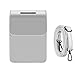 Katia Case for Fujifilm INSTAX Share SP-2 Smart phone Mobile Printer, Polaroid Film Storage Bag with Shoulder Strap - Smoking white