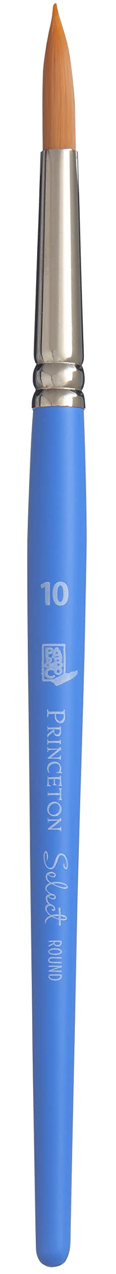 Princeton Select Artiste, Mixed-Media Brushes for Acrylic, Oil, Watercolor Series 3750 Round Synthetic, Size 10