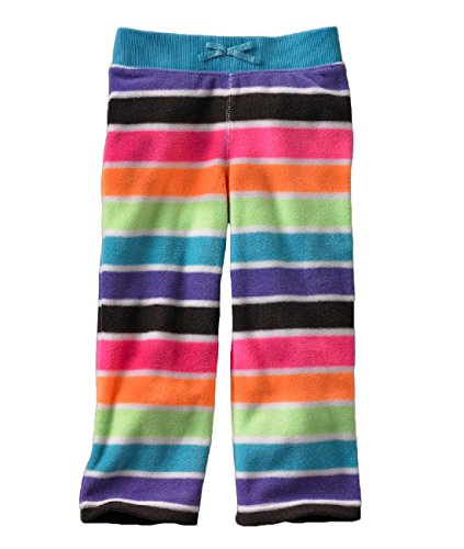 Jumping Beans Baby Girls' Printed Striped Microfleece Pants (6 Months)