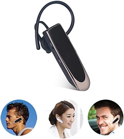 Bluetooth Headphone Super Long Standby Time Wireless Bluetooth 4.0 Mini Stereo Headset Earphone Earbud Earpiece with Mic for iPhone 5s 6 6s Plus Samsung S4 S5 S6 S7 Blackberry Etc (Black)