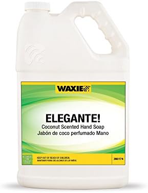 WAXIE Elegante! Hand Soap, Coconut Scent, 1 Gallon (Case of 4)