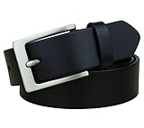Bullko Men's Casual Genuine Leather Dress Belt For Jeans Classic & Fashion
