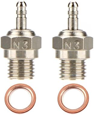 2pcs 70117 Glow Plug #3 N3 Hot Spark Nitro Engine Parts Replace OS 8 for Traxxas Kyosho HSP HPI Redcat 1/8 1/10th RC Car Truck Buggy