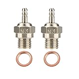 2pcs 70117 Glow Plug #3 N3 Hot Spark Nitro Engine Parts Replace OS 8 for Traxxas Kyosho HSP HPI Redcat 1/8 1/10th RC Car Truck Buggy
