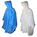 Totes Raines Adult Rain Poncho 2 Pack (Clear/Royal Blue)