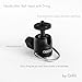GRIFITI Nootle D-Ring Mini Ball Head Stand for iPad Tripod Mount, Video Camera, Phone Holders, Brackets, Music Stands, Photography Light Stands, Tripods, Monopods Adapters Extensioncamera Attachments