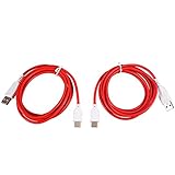 Rosefray [2-Pack] 6.5ft Charger Power Cable Charging Data cord for Fuhu Nabi DreamTab DMTab Touch Screen HD 8