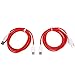 Rosefray [2-Pack] 6.5ft Charger Power Cable Charging Data cord for Fuhu Nabi DreamTab DMTab Touch Screen HD 8