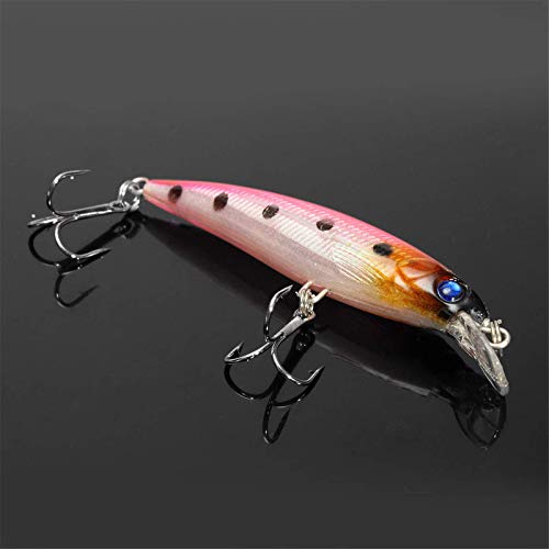 Angelköder Set43PCS Köder Angelköder Spinning River Sea Lakes Köder Fisch-Drillinge – Bild 8