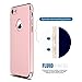 Hovisi 3 in 1 Anti-Scratch Anti-Fingerprint Shockproof Electroplate Frame with Non Slip Coated Case for iPhone 7 (Rose Gold)