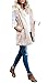 Wollsolo Womens Sleeveless Fuzzy Cardigan Hoodie Sherpa Fleece Open Front Vest with Pockets