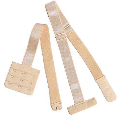 Low Back Bra Extender 3 Hooks Bra Converter Strap for Backless Dress