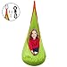 Sorbus® Kids Pod Swing Chair Nook - Hanging Seat Hammock Nest for Indoor and Outdoor Use – Great for Children, All Accessories Included (Nook Orange)