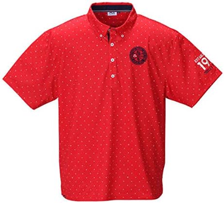Amazon Fila Golf ドット柄 半袖 ポロシャツ レッド 1278 0245 2 3l 4l 5l 6l 大きいサイズ メンズ 6l シャツ 通販