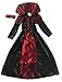 Biwinky Kids Girls Gothic Vampiress Costume Halloween Cosplay Clothing 7-9Y