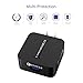 Tronsmart 18W Quick Charge 3.0 USB Wall Charger for Galaxy S7, S7 Edge, HTC 10, LG G5 - Black