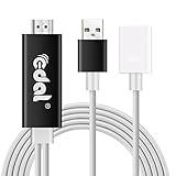 Edal 2017 The Latest 3rd Generation Lightning To HDMI Cable Digital AV Adapter 1080P for iPhone 7 7 Plus 6s 6s Plus 6 6 Plus 5 5c 5s SE, iPad Air/Mini/Pro, iPod Touch 5th/6th (Plug and Play)-Black