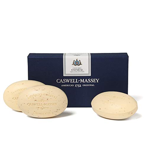 CaswellMassey Triple Milled Luxury Bath Soap Set Oatmeal and Honey