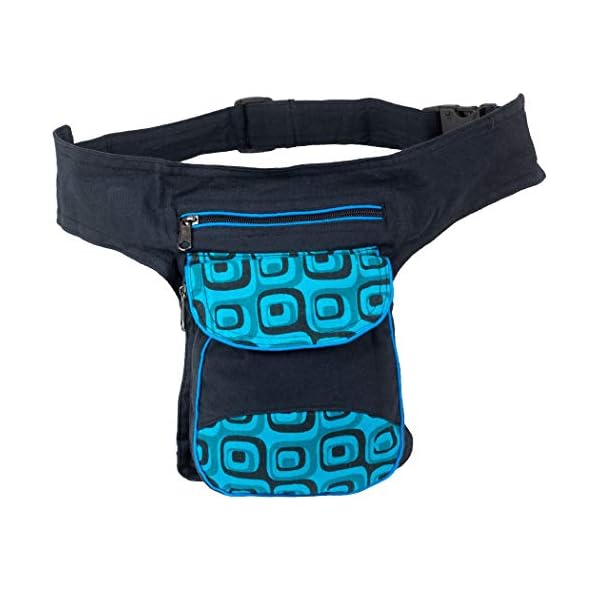 Riñonera Lateral Hippie Unisex (Morado) | DeHippies.com