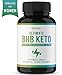 Premium Women's Fat Burner with Patented BHB Exogenous Salts Formulated to Suppress Appetite, Boost Energy, and Increase Ketosis State; Non-GMO; 60 Capsules for Women