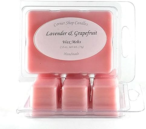 Lavender and Grapefruit Scented Wax Melts. Scented 6 Cube melts. Wickless candle wax