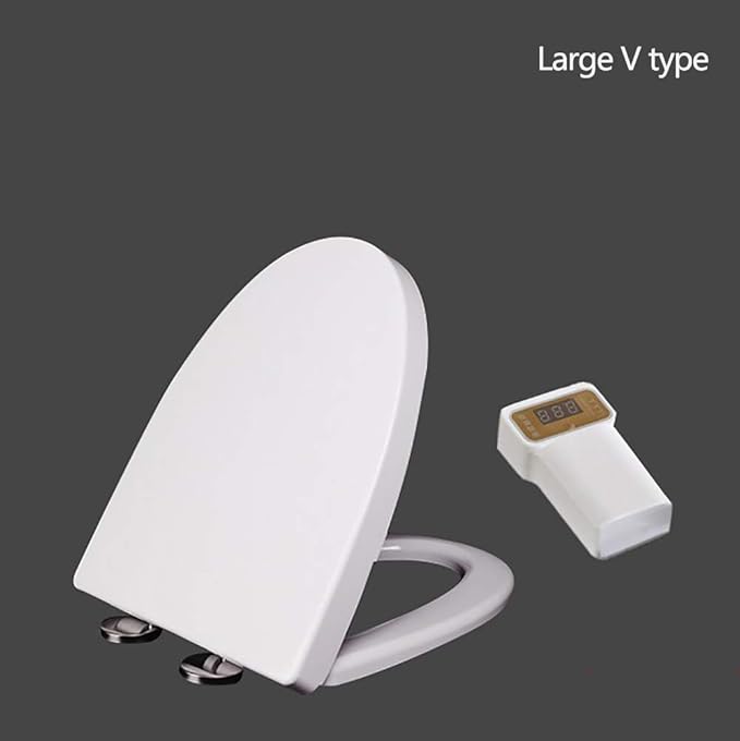 ARAYACY WeißEr Toilettendeckel, Elektrisch Beheizter Toilettendeckel Intelligenter Automatischer Thermostatischer Toilettende