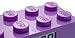 Lego Friends 9009853 Purple Kids Brick Alarm Clock | Purple | Plastic | 2.75 inches Tall | LCD Display | boy Girl | Official
