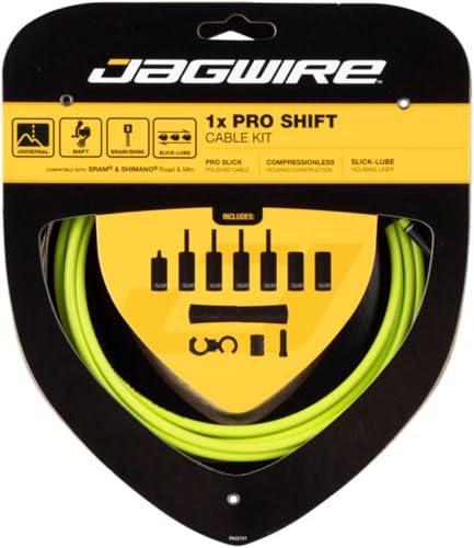 Jagwire Pro Kabelschuhe, Erwachsene, Unisex, Grün, Einheitsgröße