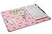 Industry Night Pink Hearts Pretty Server Book Waitress Organizer | Cute Print 5x8 Restaurant Waitstaff Wallet Order Pad Holder