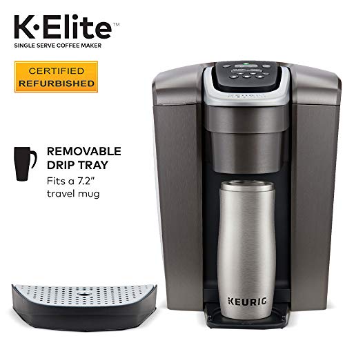 Keurig KElite Coffee Maker, Single Serve KCup Pod Coffee Brewer, With