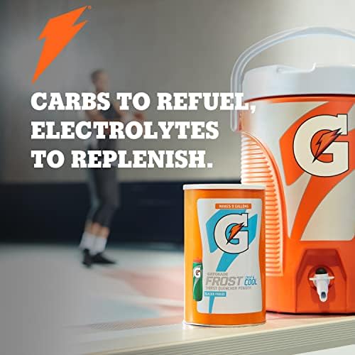 GATORADE THIRST QUENCHER POWDER, FROST GLACIER FREEZE, 76.5 OUNCE, PACK OF 1