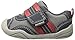 pediped Grip-N-Go Adrian Sneaker (Toddler),Navy/Grey/Red,21 EU (5.5 M US Toddler)