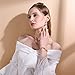 U7 Floating Rose Flower Jewelry Set Luxury Fashion 18K Gold Plated Bridal Tennis Bracelet & Drop Earrings & Charm Necklace Pendant