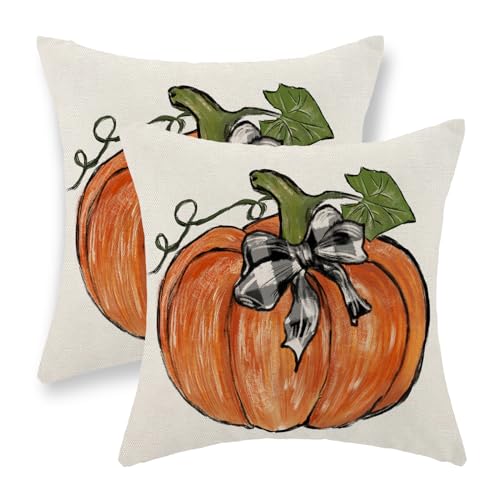 Gohdiwh Pumpkin Fall Throw Pillow Covers