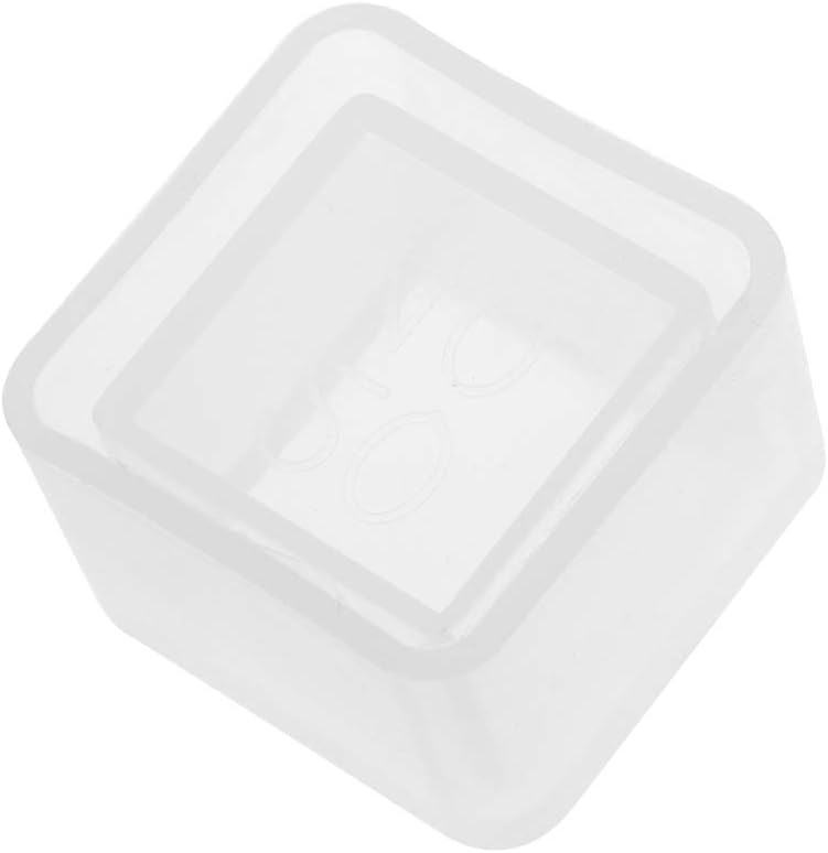 huiouer Cube Flower Pot Plant Container DIY Silicone Molds Garden Planter Cement Concrete Vase Soap Moulds