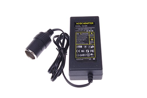 SMAKN Power Supply AC to DC Adapter Car Cigarette Lighter Socket 12V/5A 12V 5A DC Charger Power Cord Vehicle 60W