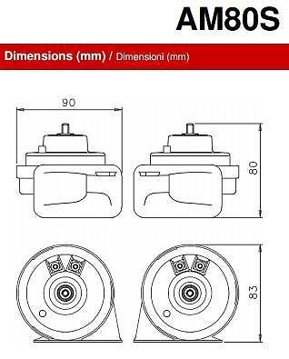 Купить Fiamm Electromagnetic Horn. 12v Trumpet Horn with Relay, 2 ...