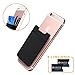 JOWTTE Credit Card Holder Wallet, Stick on Card Holder for ID Keys Earphones, Money Clip for iPhone, Samsung, All Smart Phones