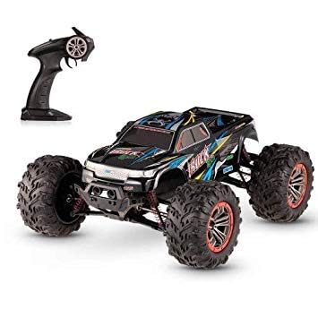 s-idee® 18173 9125 RC car, 1:10 4WD buggy, waterproof monster truck with 2.4 GHz approx. 50 km fast, two engines, agile, fully proportional 4WD remote controlled buggy racing car.