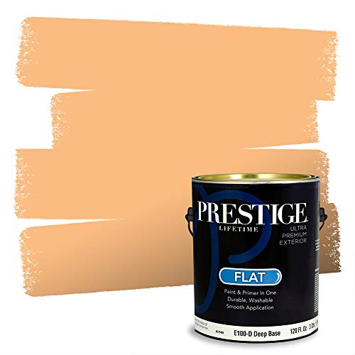 PRESTIGE Paints Exterior Paint and Primer In One, 1-Gallon, Flat, Comparable Ma…