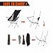 KingCamp Ultralight Compact Strong High Back Folding Chair with Armrest Cup Holder, Only 3.7 lbs