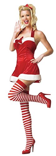 Leg Avenue Womens Santas Little Helper Christmas Outfit Fancy Dress Sexy Costume, XL (16-18)