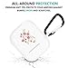 Topgraph Case for - Cute Flexible Protector Silicone Holder Cover with Keychain Accessories Compatible with 1 2 Pink Flower