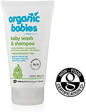 Organic Babies Scent Free Organic Baby Wash &amp; Shampoo 150ml