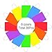 SIQUK 36 Pieces Colored Paper Bags Kraft Candy Bags Party Favor Bag with Handles for Party, 6 Colors