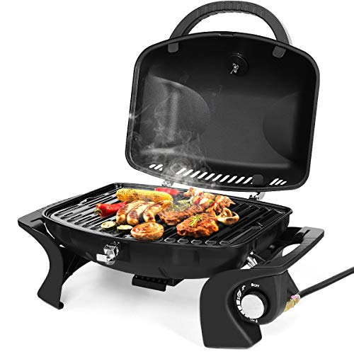 Giantex Portable Propane Gas Grill 12000 BTU Tabletop Camping Outdoor