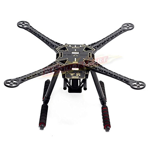 powerday S500 Quadcopter Fuselage Frame Kit PCB Version w/Carbon Fiber Landing Gear Skid