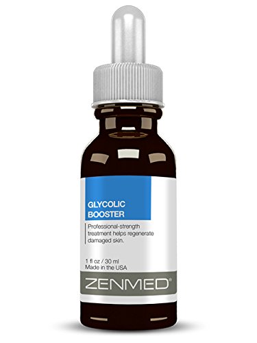 ZENMEDGlycolic Booster - 1 oz. At-Home Professional-Strength Treatment Helps Regenerate Damaged Skin Soften Wrinkles Dark Spots & Balance Combination Skin