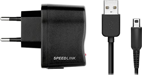 Speedlink Fuze Caricabatterie USB per N3Ds XL/N3Ds/NDSI XL/NDSI, Nero SL-5312-BK-01